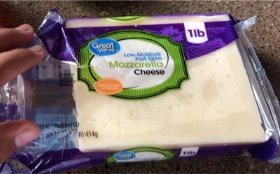 Mozzarella Low-Moisture Part-Skim Cheese, Mozzarella