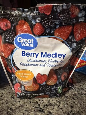 Berry Medley Blackberries, Blueberries, Strawberries And Raspberries, Berry Medley