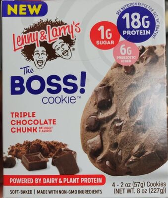 Triple Chocolate Chunk Flavored Soft-Baked Cookies, Triple Chocolate Chunk