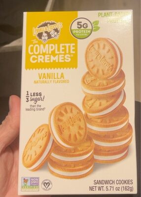 Vanilla Plant-Based Protein Sandwich Cookies, Vanilla