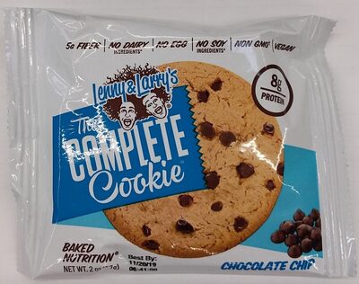 Chocolate Chip Baked Nutrition Cookie, Chocolate Chip