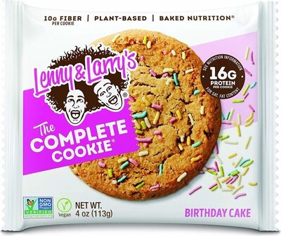Birthday Cake Plant-Based Protein Cookies, Birthday Cake