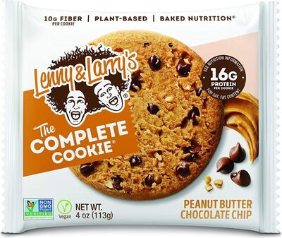 Peanut Butter Chocolate Chip Plant-Based Protein Cookies, Peanut Butter Chocolate Chip