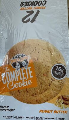 Peanut Butter Plant-Based Protein Cookies, Peanut Butter