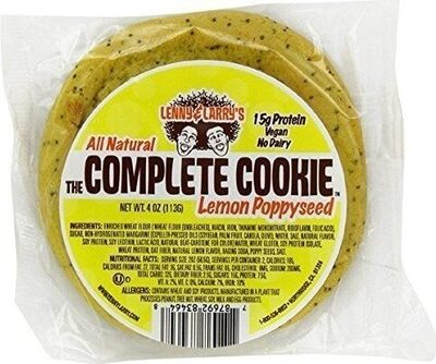 Lemon Poppy Seed Plant-Based Protein Cookies, Lemon Poppy Seed