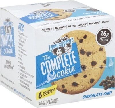 Chocolate Chip Plant-Based Protein Cookies, Chocolate Chip