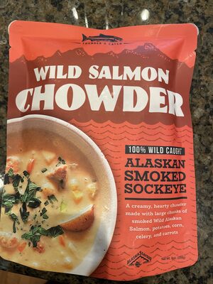 Wild Salmon Chowder Alaskan Smoked Sockeye, Wild Salmon Chowder