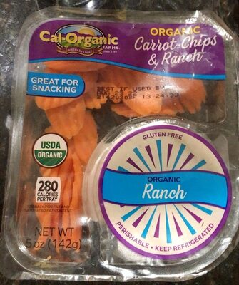 Organic Carrot Chips & Ranch