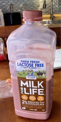 Chocolate Milk 2% Reduced Fat For Life, Chocolate Milk