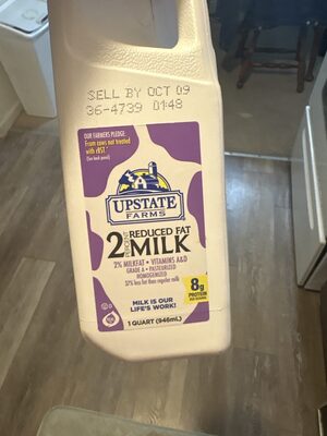 2 Percent Reduced Fat Milk