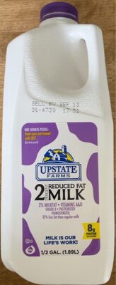 2 Percent Reduced Fat Milk