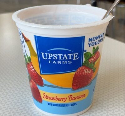 Strawberry Banana Nonfat Yogurt, Strawberry Banana