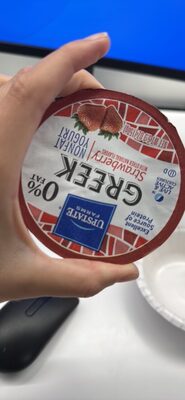 Strawberry Fruit On The Bottom Greek Nonfat Yogurt, Strawberry