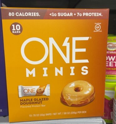 Maple Glazed Doughnut Flavored Protein Minis Bar, Maple Glazed Doughnut