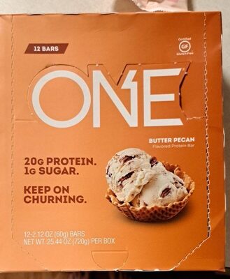 Butter Pecan Flavored Protein Bars, Butter Pecan