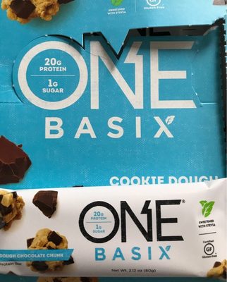 Cookie Dough Chocolate Chunk Flavored Protein Bar, Cookie Dough Chocolate Chunk