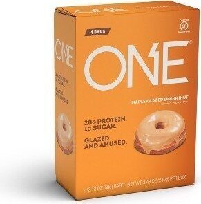 Maple Glazed Doughnut Flavored Protein Bars, Maple Glazed Doughnut