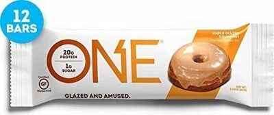 Maple Glazed Doughnut Flavored Protein Bars, Maple Glazed Doughnut