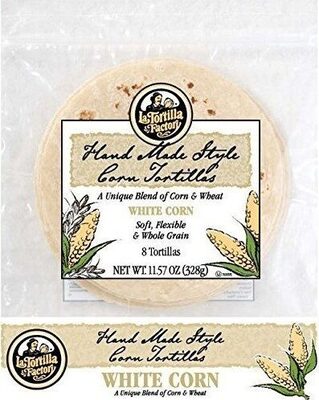 Handmade Style Tortillas A Unique Blend Of White Corn & Wheat, Handmade Style