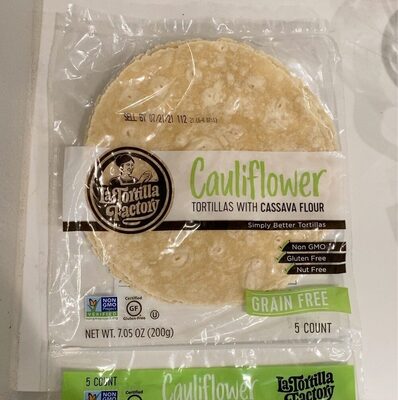 Cauliflower Tortillas With Cassava Flour, Cauliflower With Cassava Flour