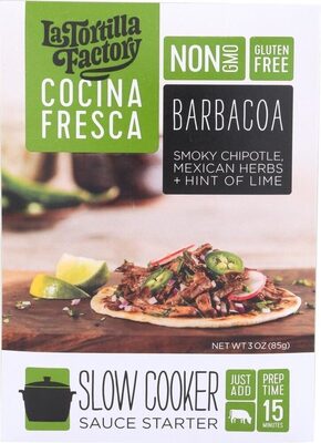 Barbacoa Authentic Sauces Smoky Chipotle And Mexican Herbs With A Hint Of Lime, Barbacoa