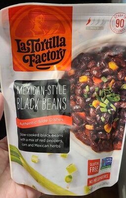 Mild Mexican-Style Black Beans Slow-Cooked Black Beans With A Mix Of Red Peppers, Corn And Mexican Herbs Authentic Side Dishes, Mild Mexican-Style Black Beans