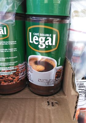 Cafe Soluble Legal, Decaffeinated Instant Coffee With Caramelized Sugar