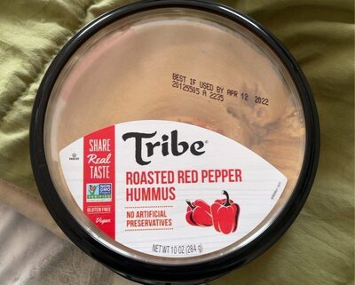 Roasted Red Pepper Hummus, Roasted Red Pepper