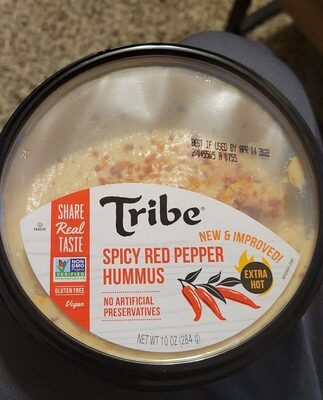 Spicy Red Pepper Hummus, Spicy Red Pepper