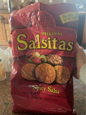 Original Salsitas Spicy Salsa Tortilla Rounds, Original Salsitas Spicy Salsa