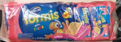 With Strawberry Flavored Filling Sandwich Cookie, Strawberry