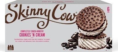 Cookies N Cream Light Ice Cream Sandwiches, Cookies N Cream