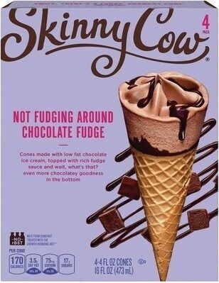 Not Fudging Around Chocolate Fudge Cones, Chocolate Fudge