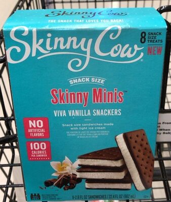 Viva Vanilla Snackers Snack Size Sandwiches Made With Light Ice Cream, Viva Vanilla Snackers