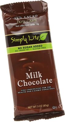 Simply Lite Milk Chocolate, 3 Oz