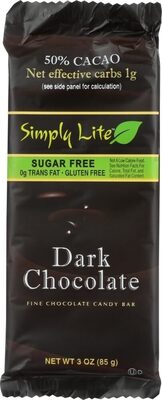 Sugar Free Dark Chocolate