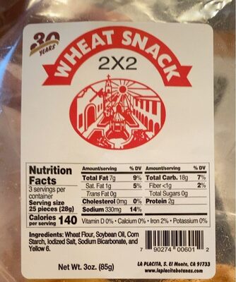 Wheat Snack, Wheat