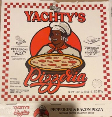 Pepperoni & Bacon Pizza Cheddar Cheese Seasoned Crust, Pepperoni & Bacon Pizza