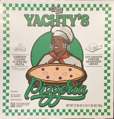 Hot Cheddar Cheese Seasoned Garden Veggie Supreme Crust Pizza, Hot Cheddar Cheese