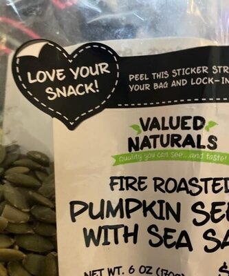 Fire Roasted With Sea Salt Pumpkin Seeds , Sea Salt
