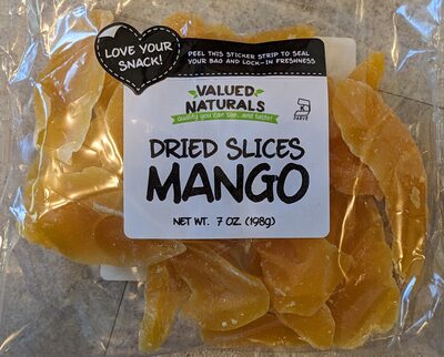 Valued Naturals Dried Mango Slices, 7 Oz