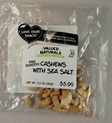 Fire Roasted With Sea Salt Cashews
