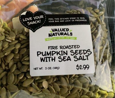 Fire Roasted Pumpkin Seeds With Sea Salt, Fire Roasted With Sea Salt
