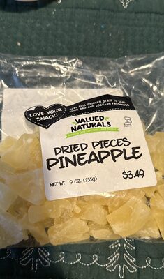 Dried Pineapple Pieces