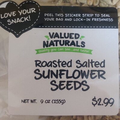 Roasted Salted Sunflower Seeds