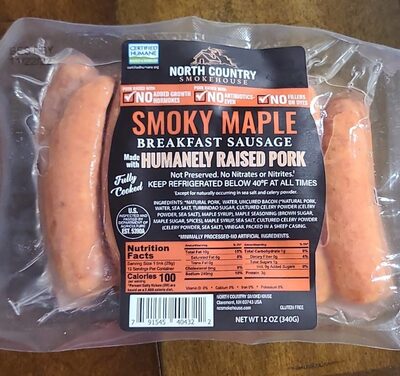 Smoky Maple Breakfast Sausage, Smoky Maple