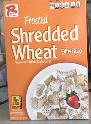 Frosted Shredded Wheat Bite Size Sweetened Whole Grain Wheat Cereal, Frosted Shredded Wheat