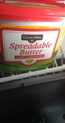 Spreadable Butter With Canola Oil, Canola Oil