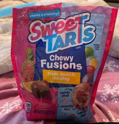 Chewy Fusions Fruit Punch Medley Candy, Berry; Tropical Punch; Cherry Punch; Watermelon Punch; Strawberry Punch