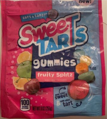 Fruity Splitz Cherry, Orange, Lemon, Apple, Blue Punch, Grape Gummies Candy, Fruity Splitz Cherry, Orange, Lemon, Apple, Blue Punch, Grape